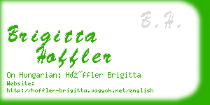 brigitta hoffler business card